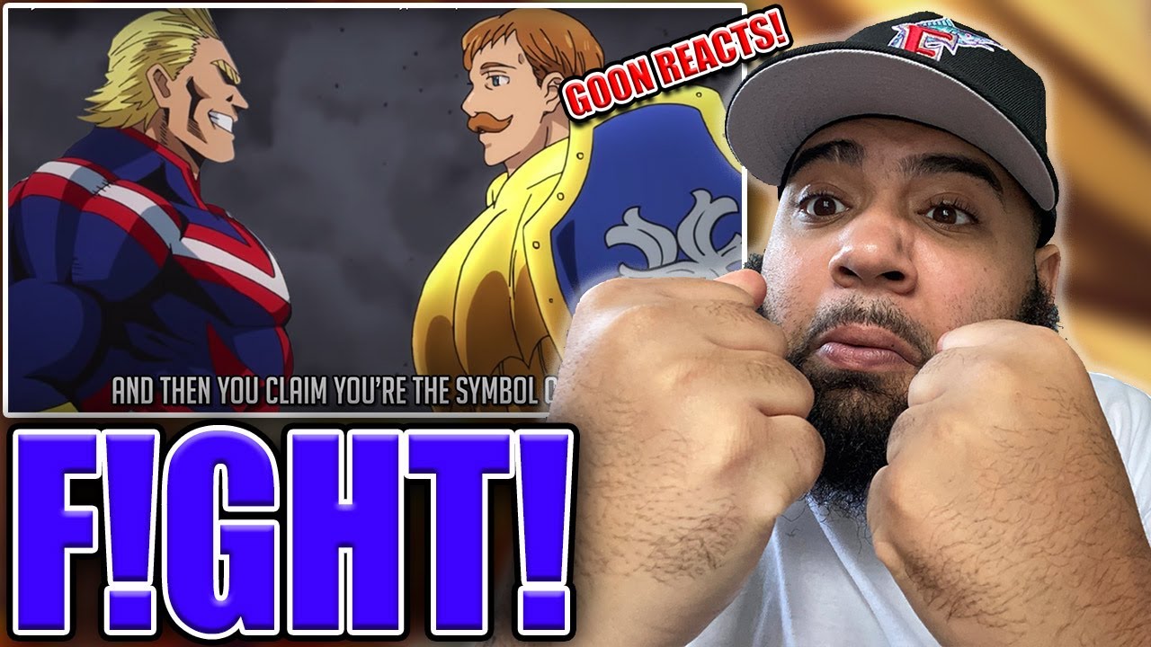 ESCANOR VS ALL MIGHT RAP BATTLE | RUSTAGE ft Daddyphatsnaps - Reaction