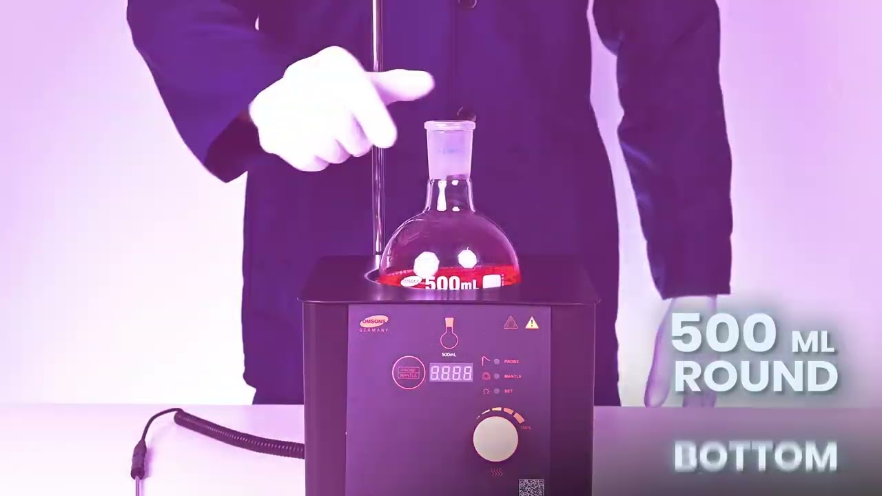 Digital Heating Mantle in Operation | Safe, Stable & Controlled Heating.