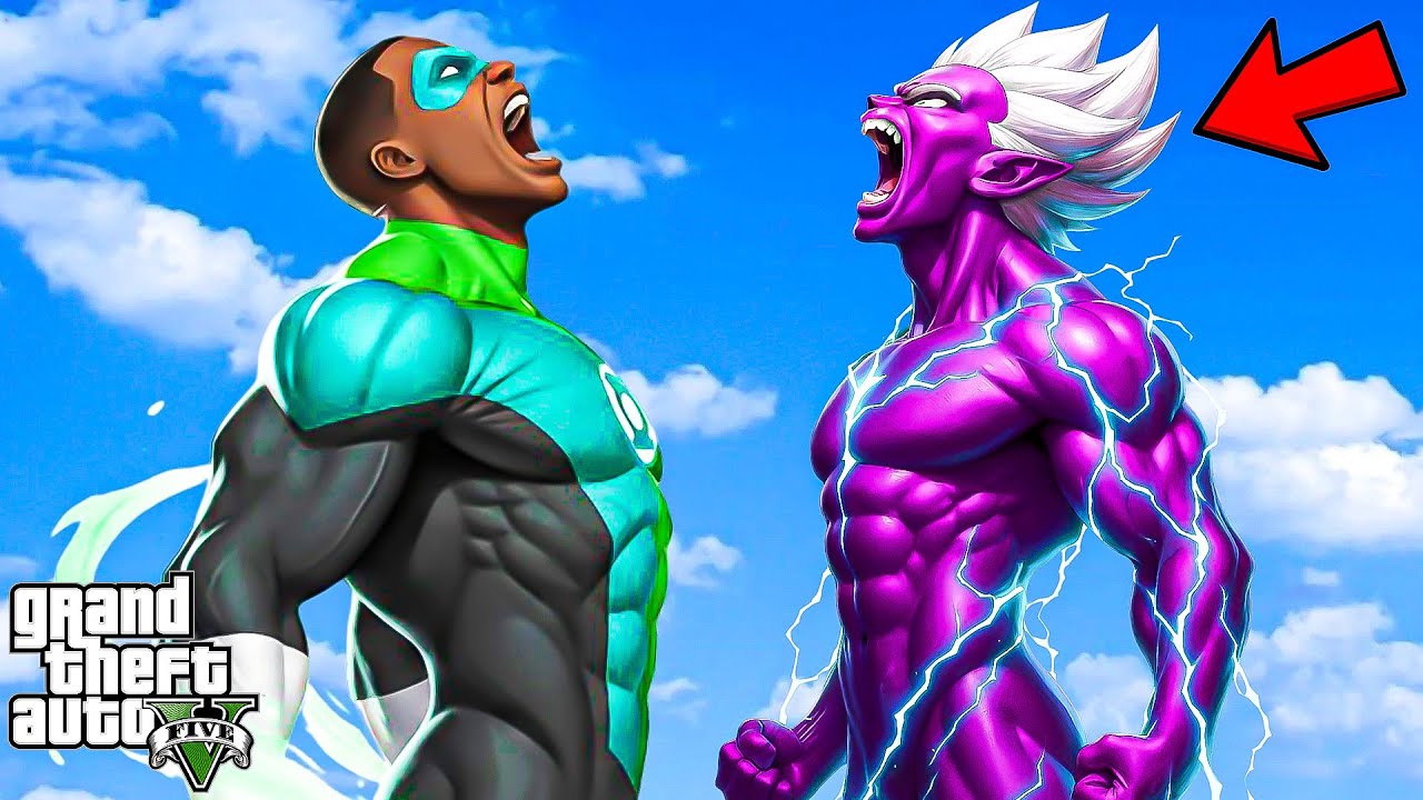 FRANKLIN TEAM4LANTERN VS OMNI GOD In GTA 5 DRAGON BALL GTA S1 Ep 6
