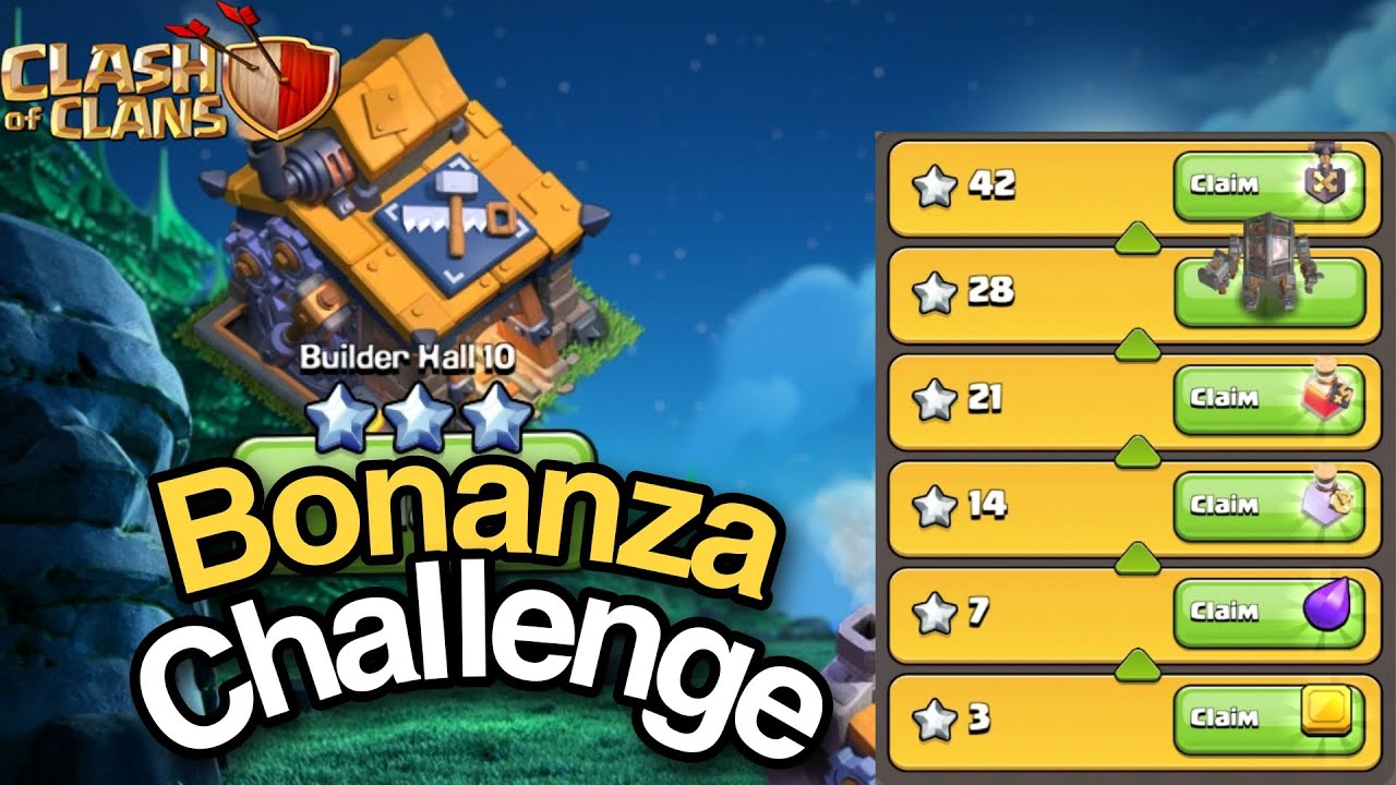 Easily 3 Star Bonanza Challenge (Clash Of Clans) did all challenges in one Shot #judoslothgaming