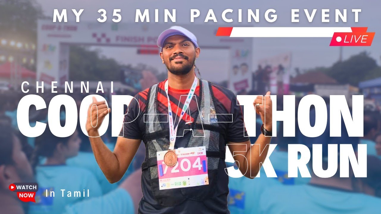COOPATHON 2025 | 5KM Run Pacing | Chennai Mini Marathon 🏃&zwj;♂️