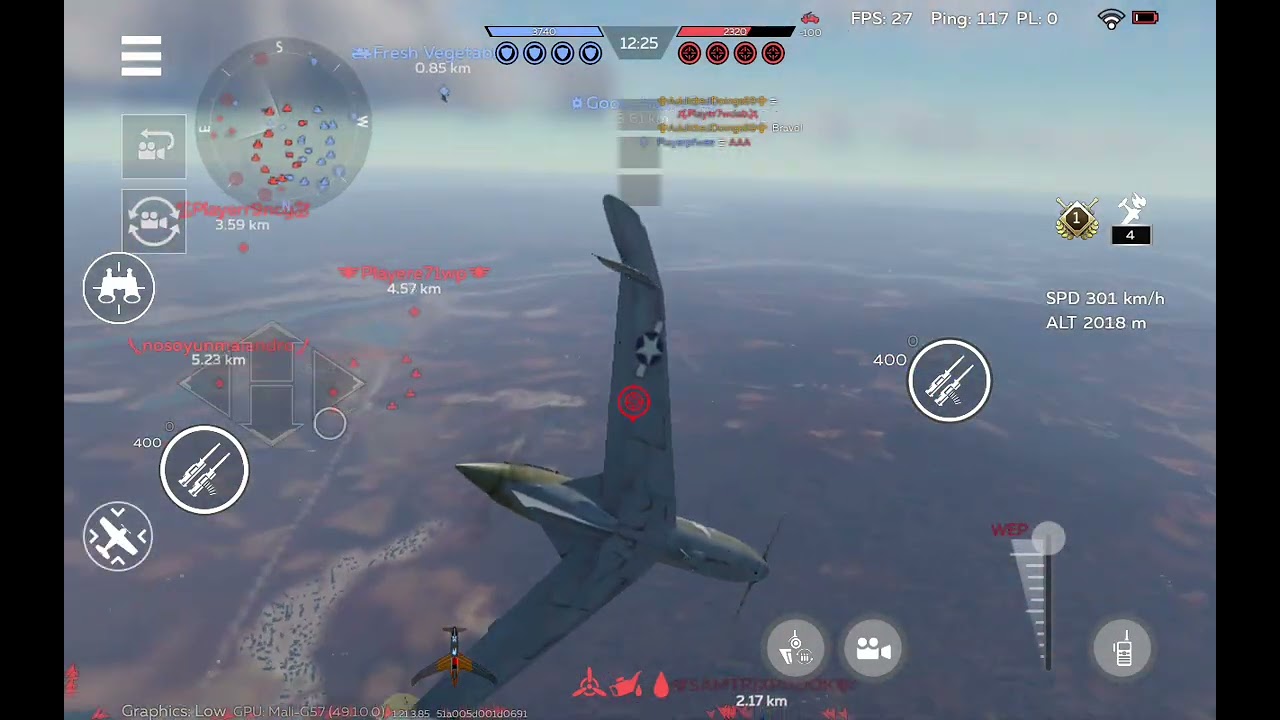 XP-55 and BF 109 Z top tier air battle gameplay #WTM