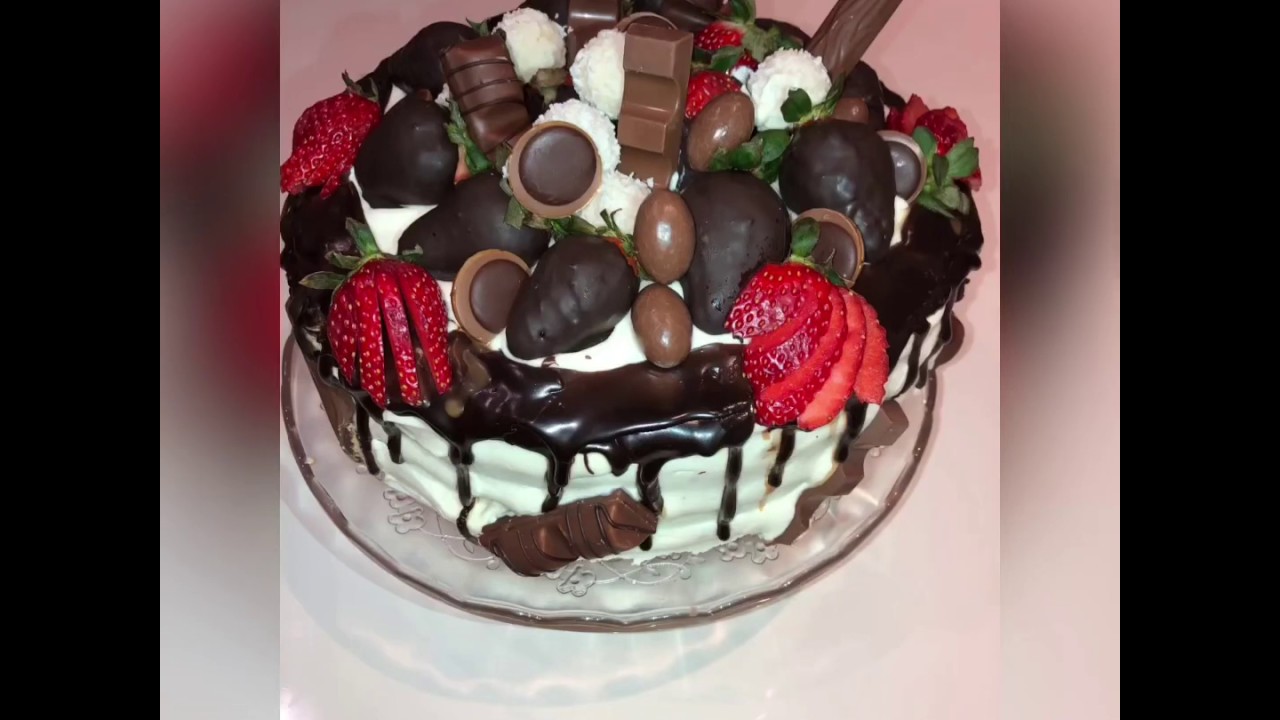 Kinder Bueno Torte mit Bienenstich und ohne Backen schnell/einfach und super lecker