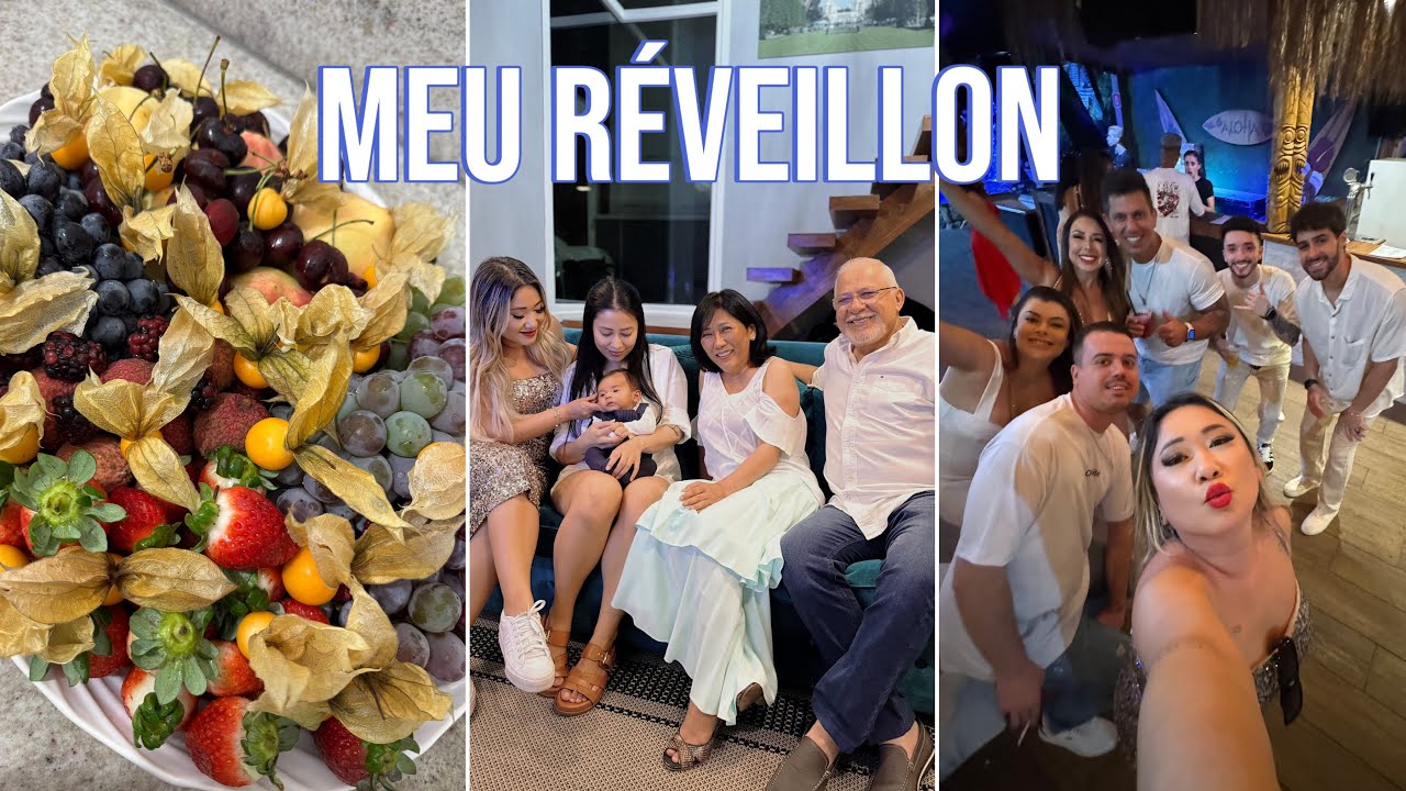 Meu réveillon: Montei travessa de frutas + Rolê com os amigos