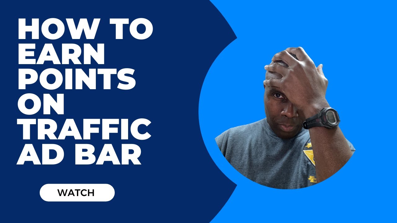 How To Earn Points On Traffic Ad Bar - How To Use Traffic Ad Bar Video
