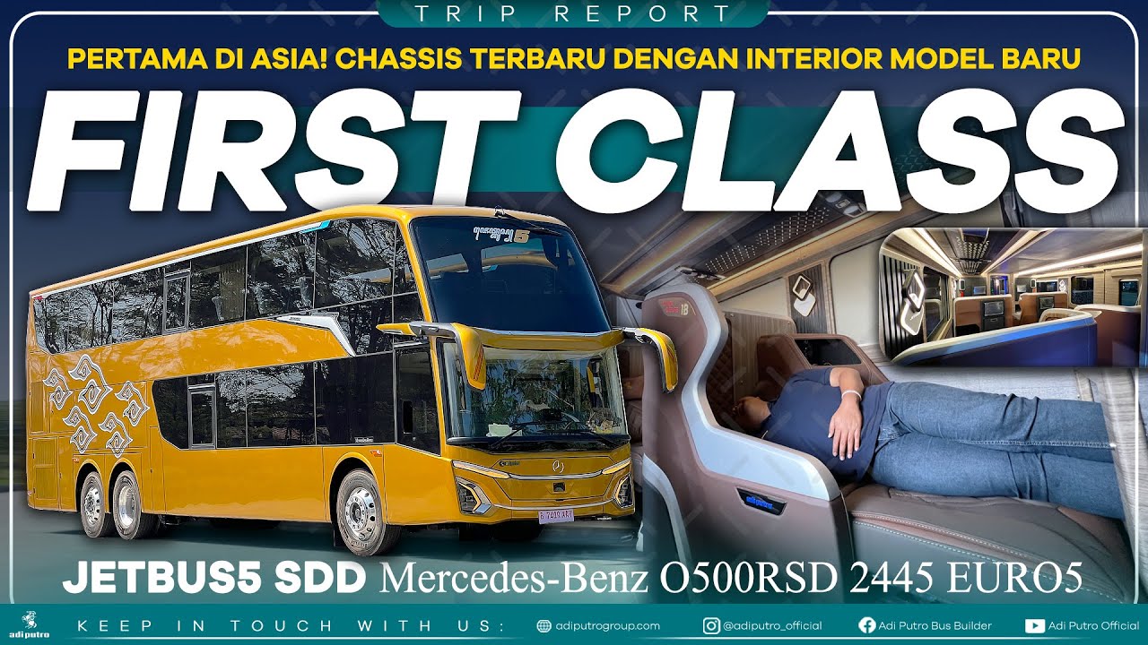 Naik Bus Dengan Chassis Mercedes-Benz O500RSD 2445 Pertama di Asia : Jetbus5 Super Double Decker