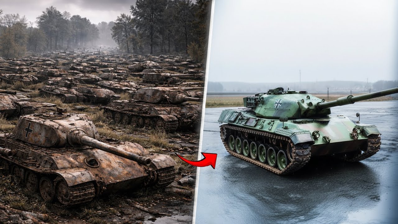 Miles de Tanques Nazis Alemanes Desaparecieron Después de 1945 – ¿A Dónde Fueron?