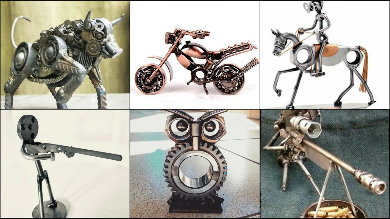 DIY Scrap Metal Art Projects Design Ideas 2023 #diy #scrapmetalart #artwork #design