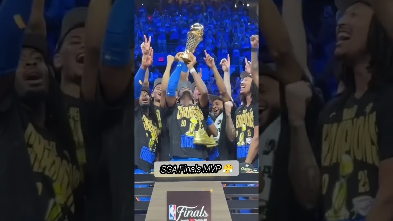 FINALS MVP SGA | Congratulations OKC #nba #basketball #highlights #moreviews2024 #sports #shorts