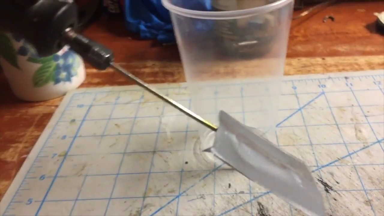 How to make a mini dremel stir paddle to  mix  paint , silicon or resin