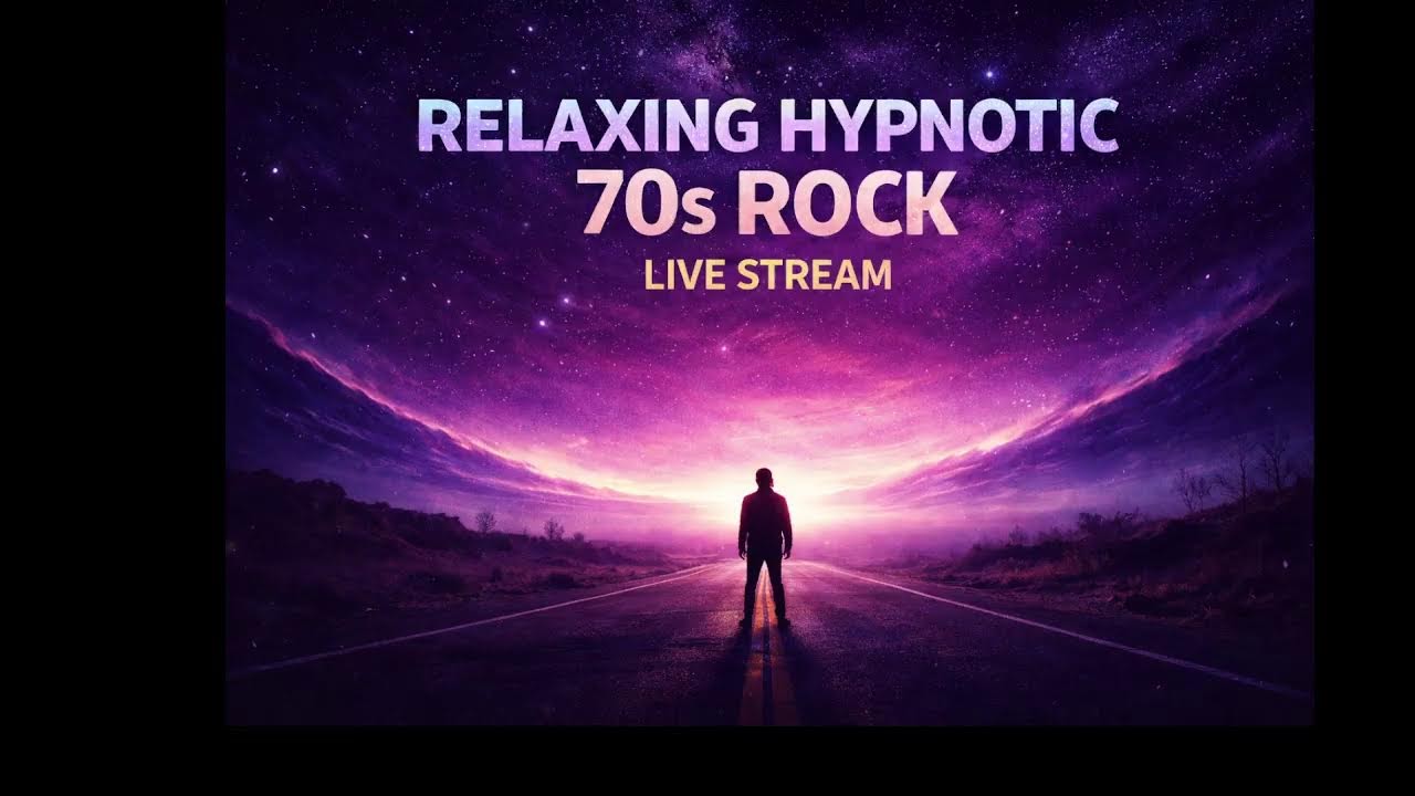 Relaxing 70s Rock 🔴 Live 24/7 • Classic Rock Radio • Midnight Drive Vibes