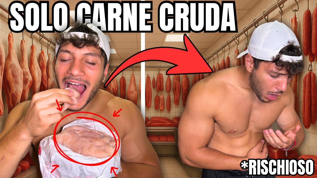 3.700 calorie - MANGIO SOLO CARNE CRUDA (*rischio salmonella)