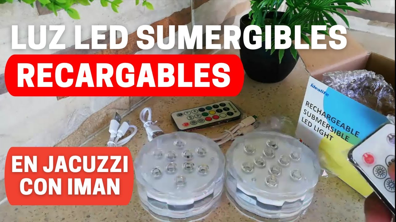 Unboxing: Luz LED sumergible IP68 RECARGABLE Idealife