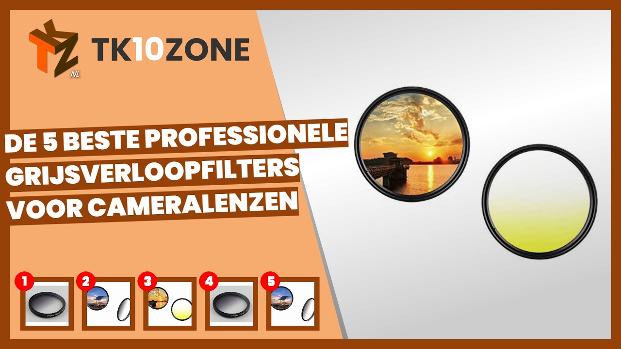 De 5 beste professionele grijsverloopfilters voor cameralenzen