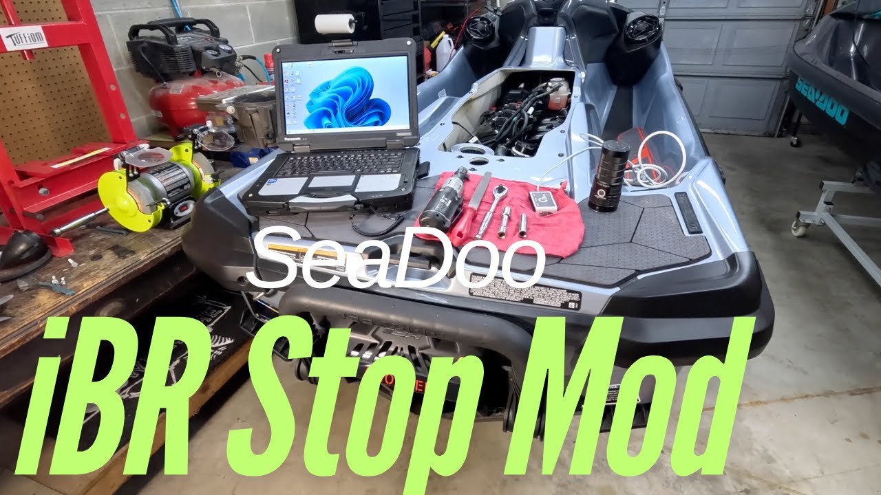 SeaDoo iBR Stop Grind - Increased Trim Range and Top Speed