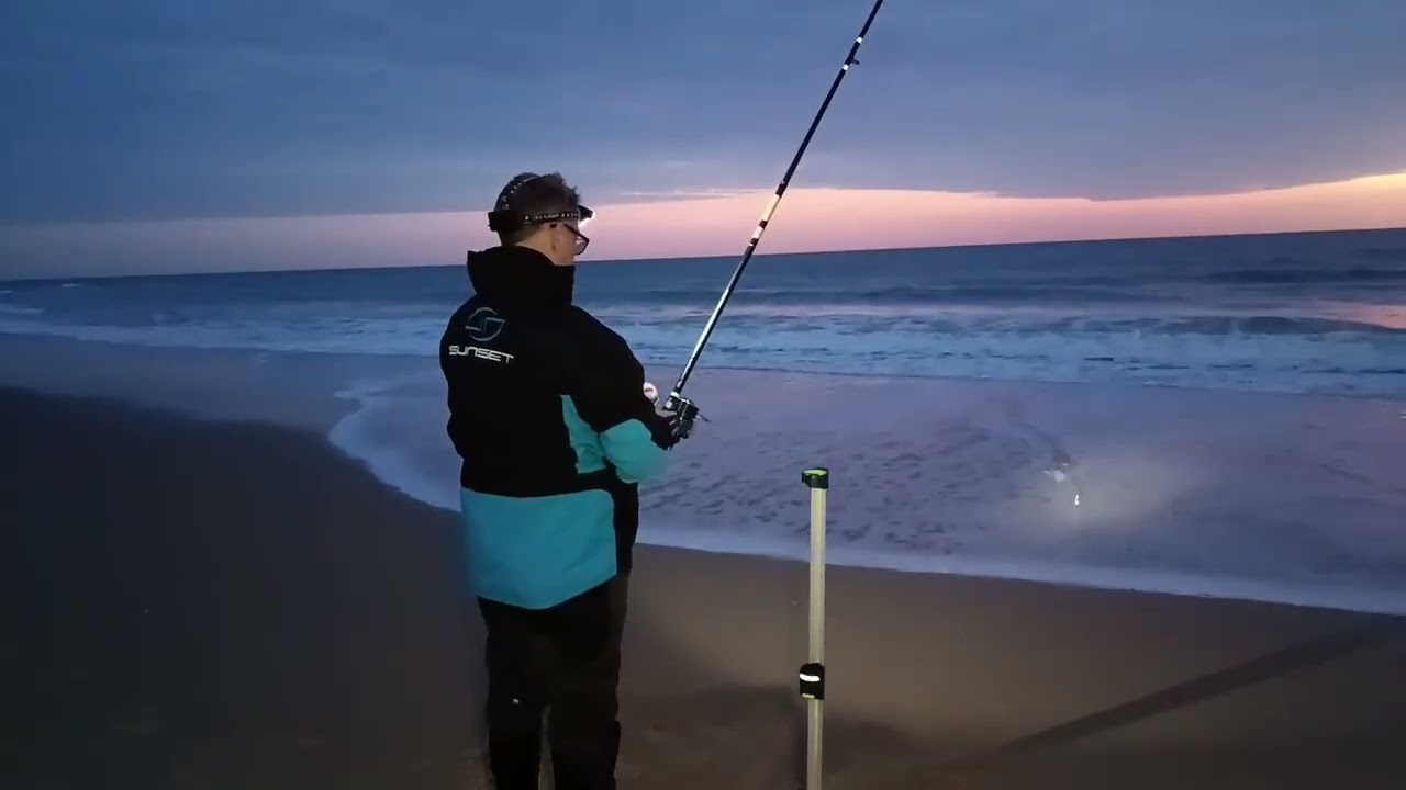La passion du surf casting sur Lacanau océan 2