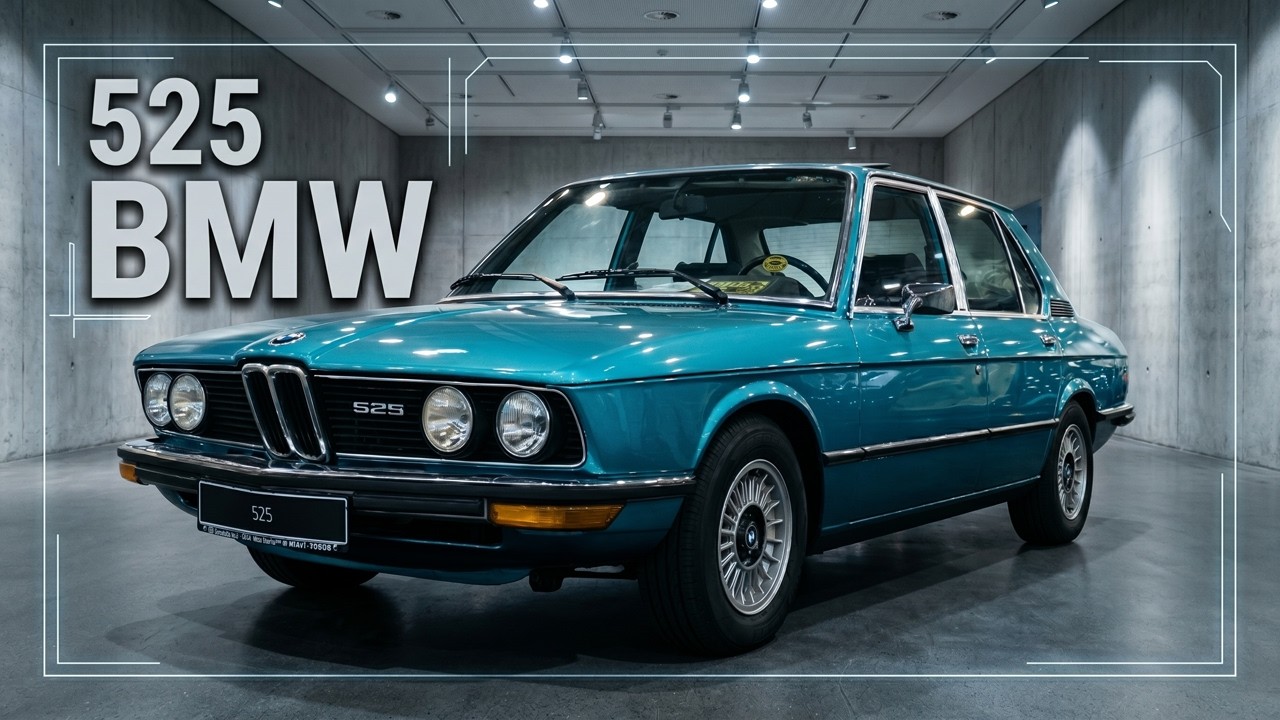 What makes the 1977 BMW 525’s shape remain classic after nearly fifty years?