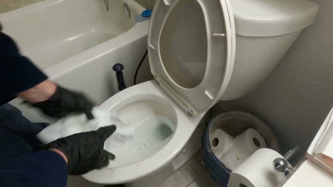 TUB AND TOILET PLUGGED 2