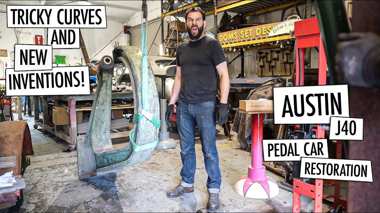 Tricky Curves and New Inventions! | Austin J40 Pedal Car Restoration | Ep.9