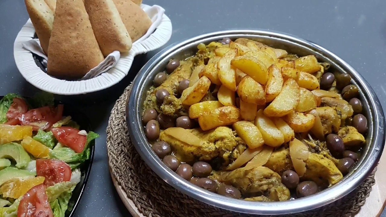 Repas traditionnel familial et pain fait maison avec ou sans Thermomix بالعربيه و الفرنسيه
