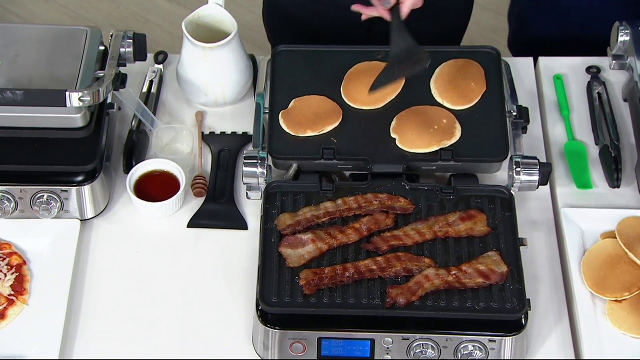 Delonghi 6-in-1 Livenza All-Day Digital Grill w/Waffle & Griddle Plates on QVC