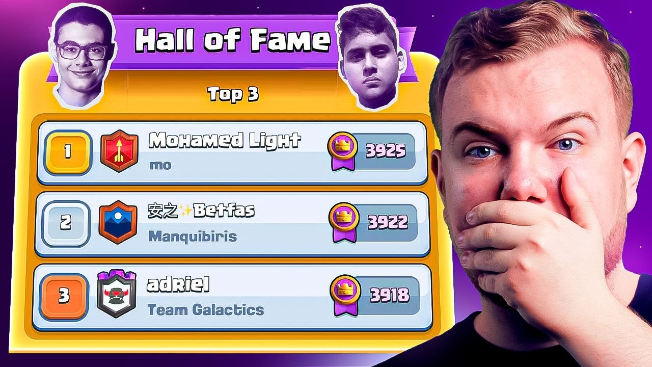 MOHAMED LIGHT VS BETFAS FOR THE #1 FINISH IN SEASON END! - Clash Royale