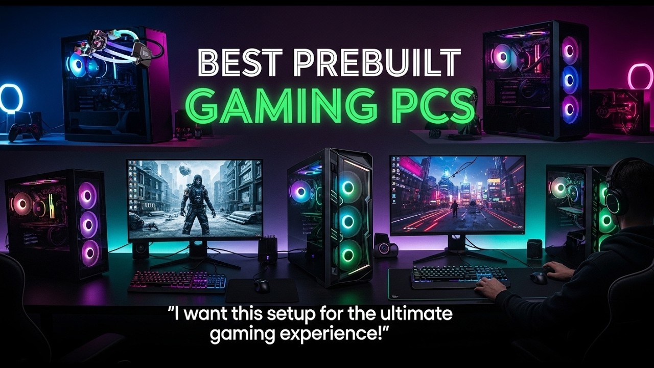 TOP 5 Best Prebuilt Gaming Pcs 2026 | Prebuilt Gaming Pcs That Are Worth Every Penny