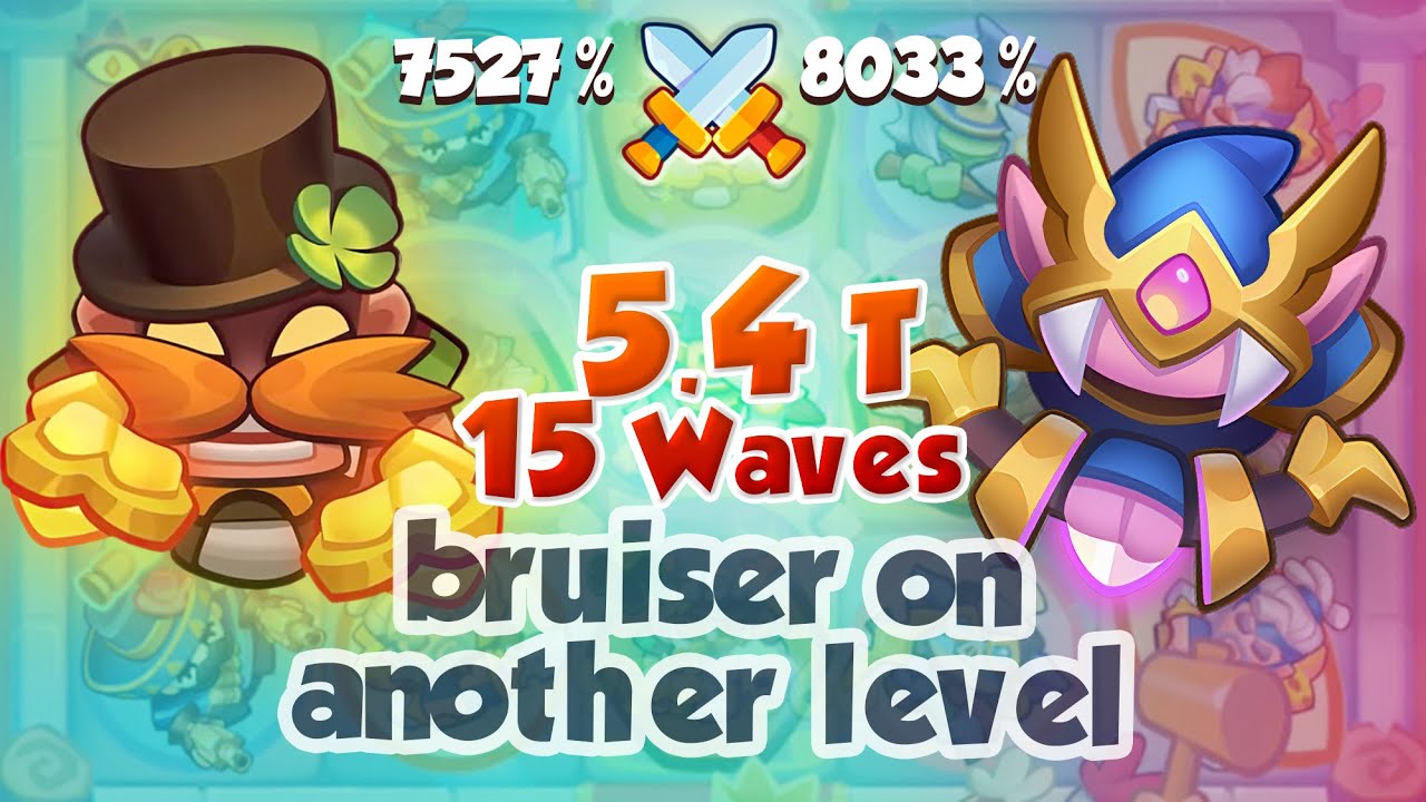 BRUISER lost control - 5.4 TRILLION fights TWILIGHT RANGER - RUSH ROYALE