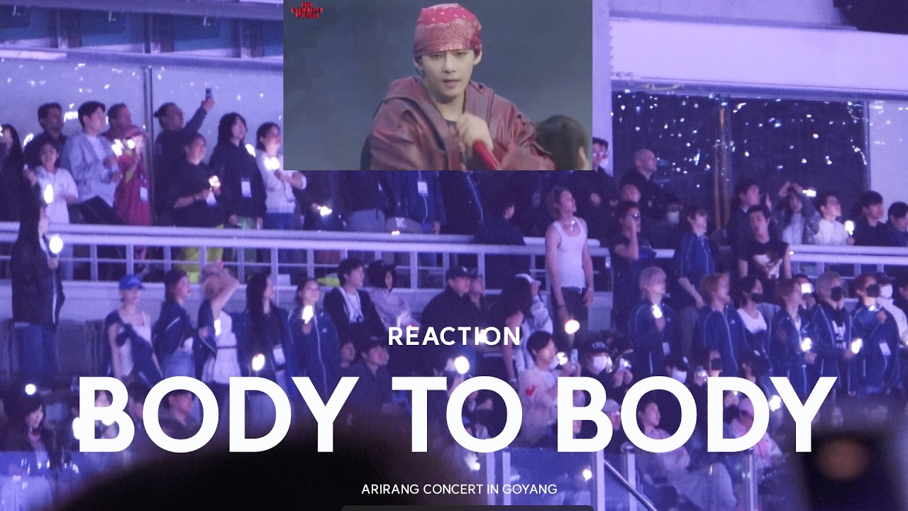 IU, Cortis, TWS, LE SSERAFIM, BLACKSWAN &lsquo;Body To Body' Reaction l BTS Arirang Concert 260412