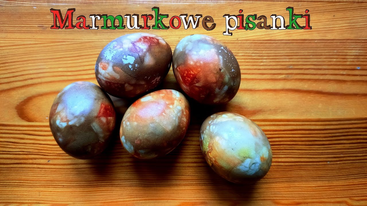Piękne, proste i ekologiczne pisanki marmurkowe