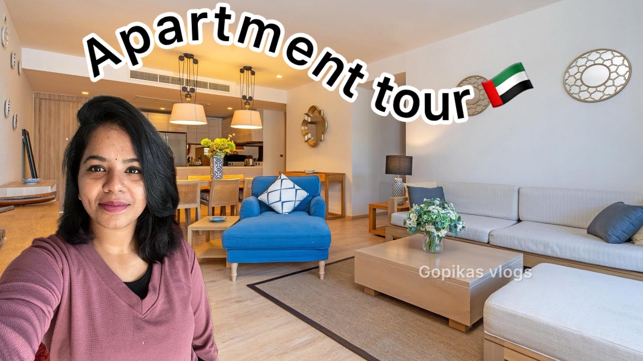 Uae ലെ എന്റെ അപാർട്ട്മെന്റ് കണ്ടാലോ 🇦🇪😃#gopikasvlogs #apartmenttour #uaelife #youtubevideo #1kviews 
