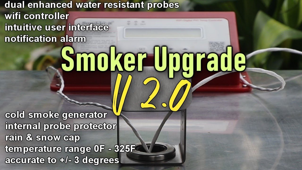 Smokin-it Smoker gets a Major Upgrade  - V 2.0 (Digital WIFI Controller)