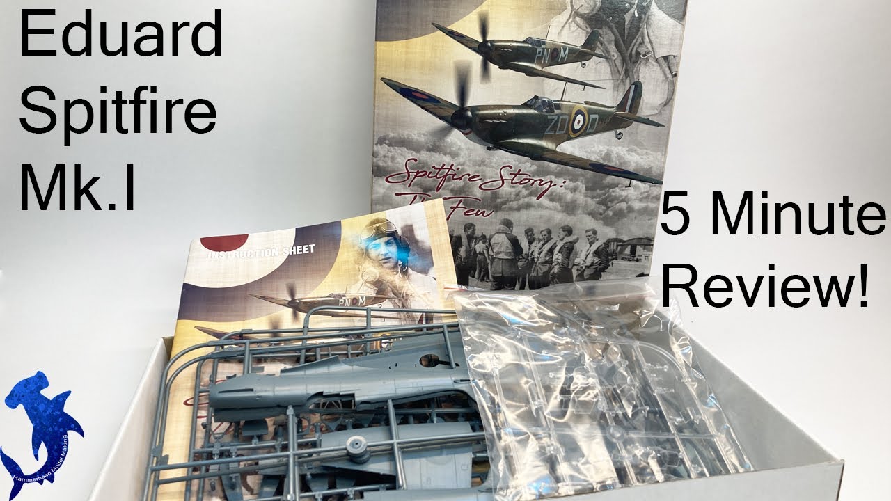 5 Minute Review!  Eduard's 1/48 Scale Spitfire MK.I  Dual Combo set