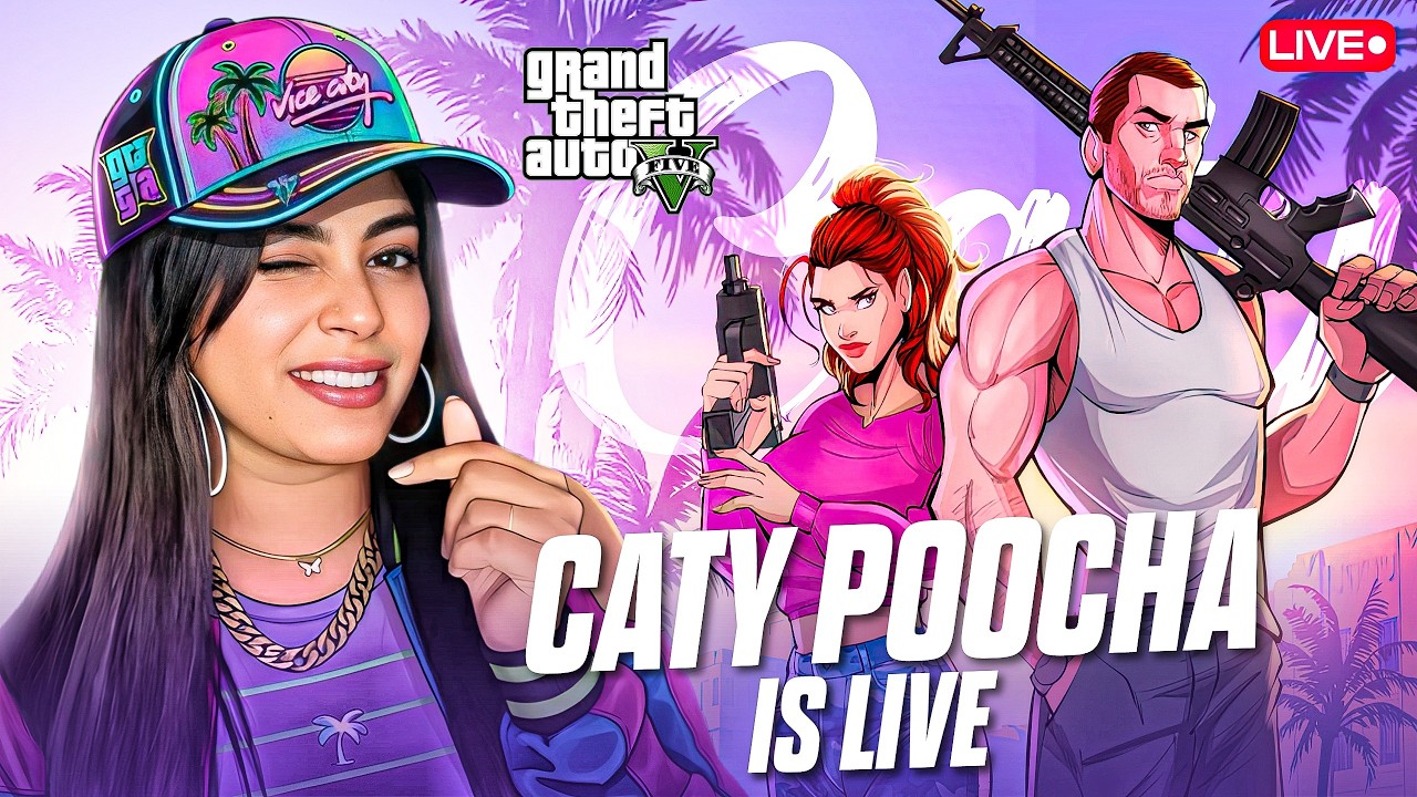 🔴CATY POOCHA BACK!!  || Xlantis City || GTA RP !! #8  🦋