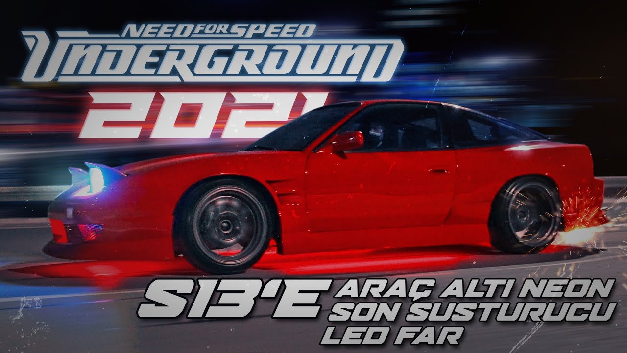 Araba altına NEON Kit Yaptım / 200SX S13 Işıl Işıl Yanıyor!