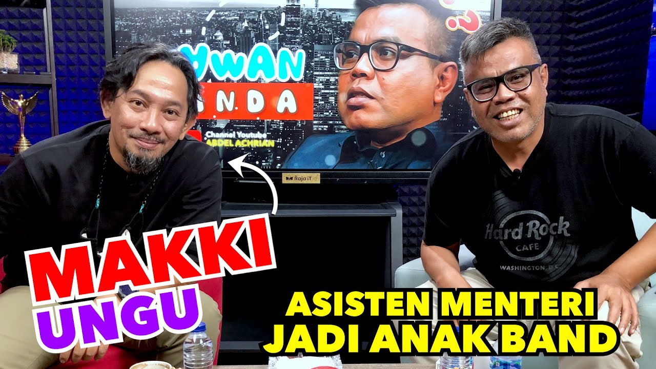 WAWANCANDA MAKKI UNGU - ASISTEN MENTERI JADI ANAK BAND