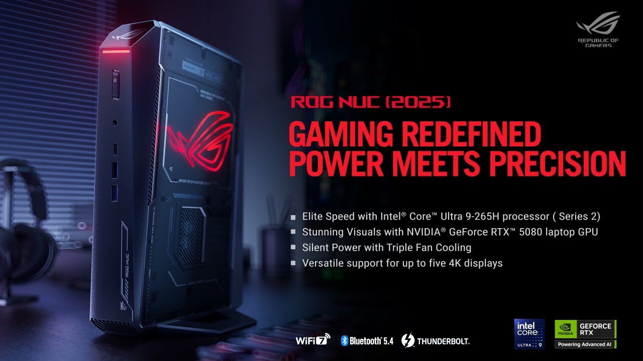 ROG NUC (2025) Minikomputer gamingowy | ROG