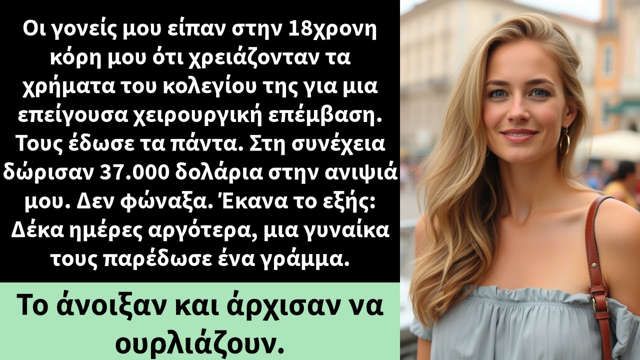 Οι γονείς μου είπαν στην 18χρονη κόρη μου ότι χρειάζονταν τα χρήματα του κολεγίου της για μια