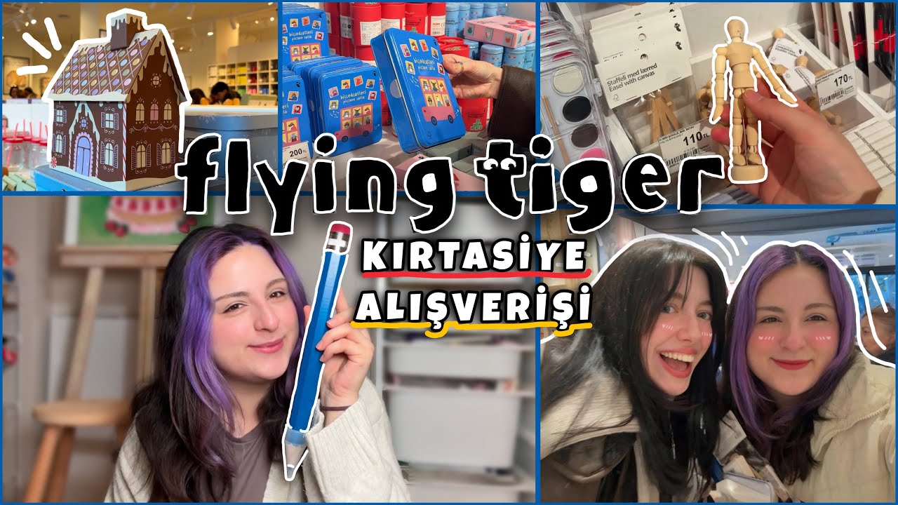 ART VLOG | Flying Tiger Tour | Stationery Shopping