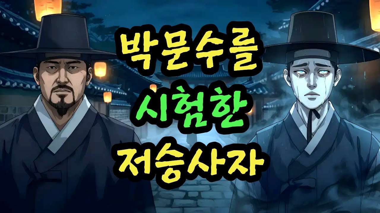 조선 옛날이야기 | 박문수를 시험한 저승사자 전설 · 민담 · 야담 · 설화