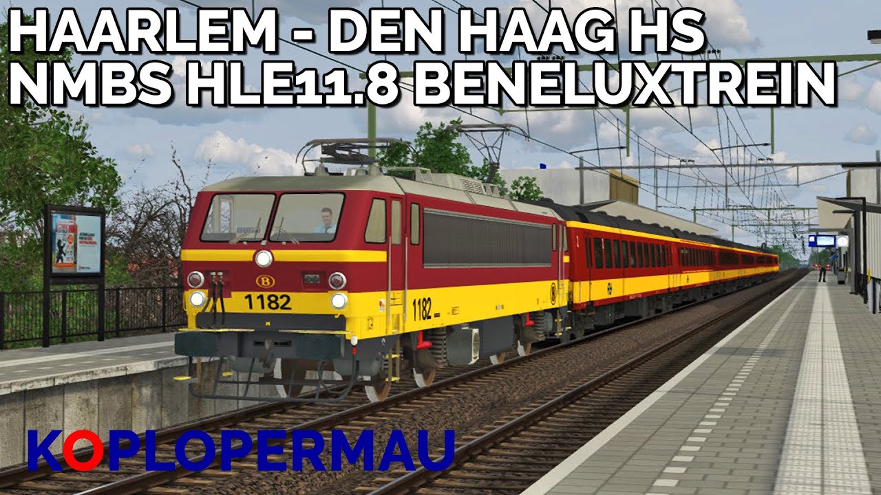 Train Simulator 2022: поезд Бенилюкс с HLE11.8 из Харлема в Гаагу HS!