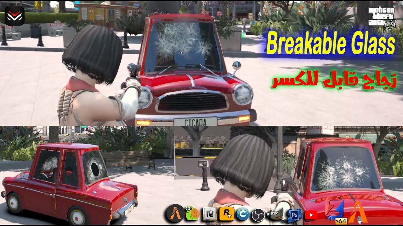 Zmodeler3 | Fivem | GTA 5 | Breakable Glass