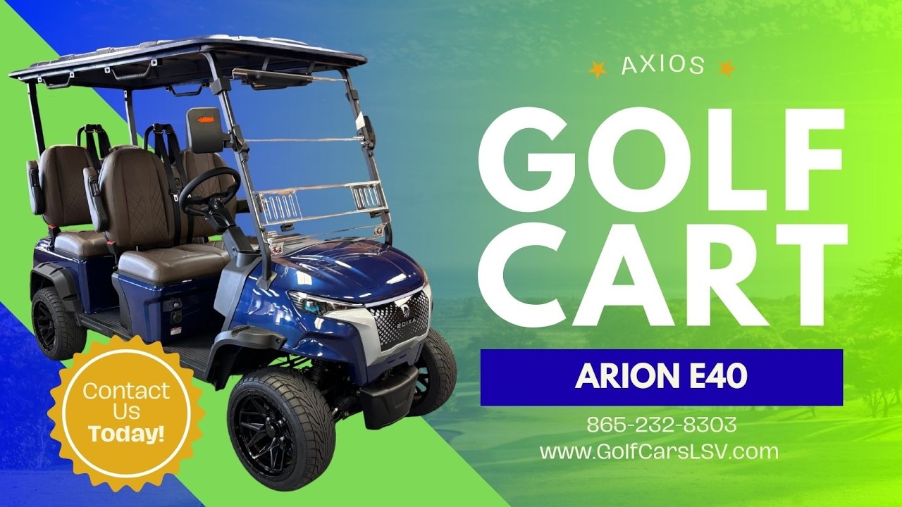 All New Axios 2026 Golf Cart