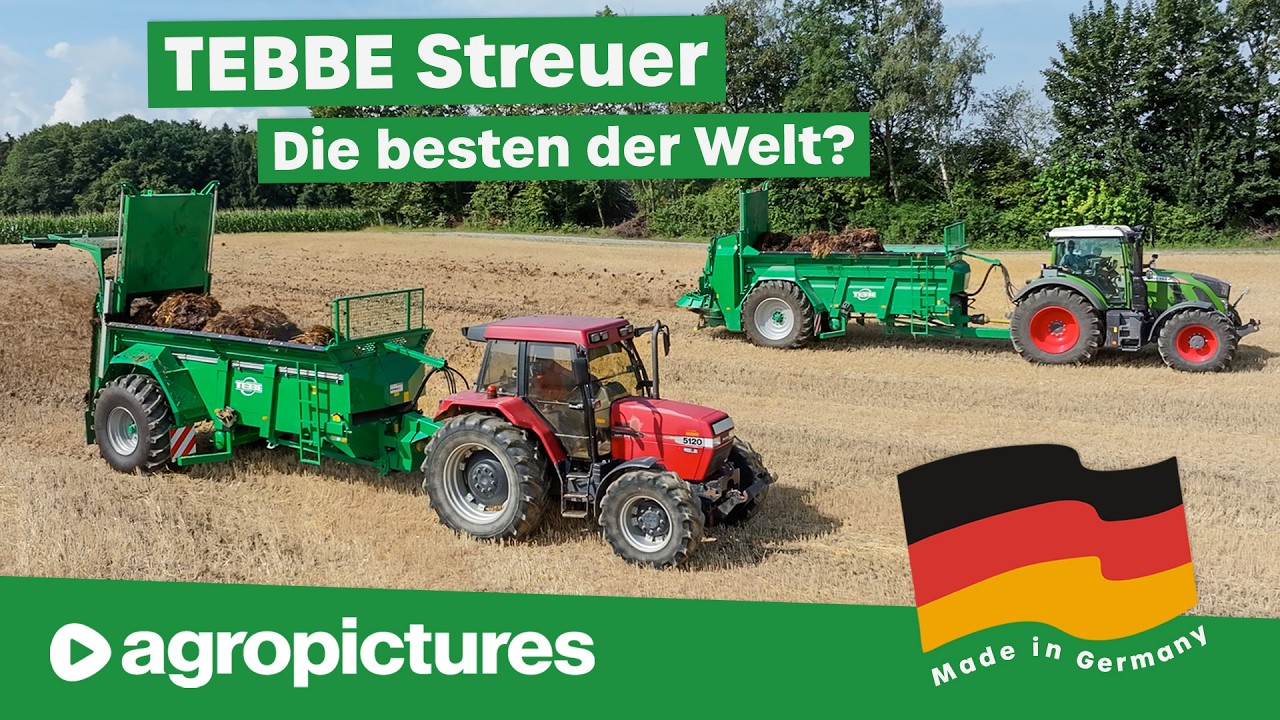 Tebbe Streuer in Österreich | Die besten Miststreuer der Welt? | XXL Landmaschinen im Einsatz