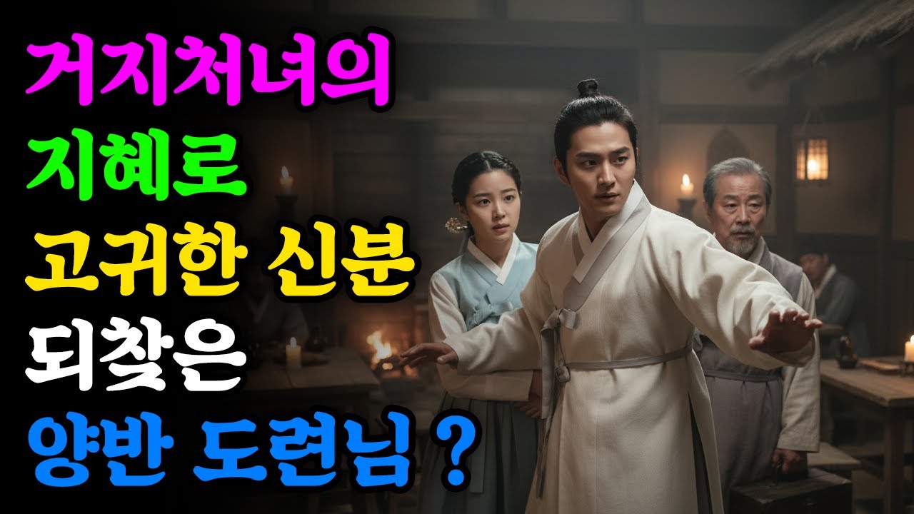 거지처녀의 지혜로 고귀한 신분 되찾은 양반 도련님 | 야담 | 민담 | 전설 | 설화 | 옛날이야기
