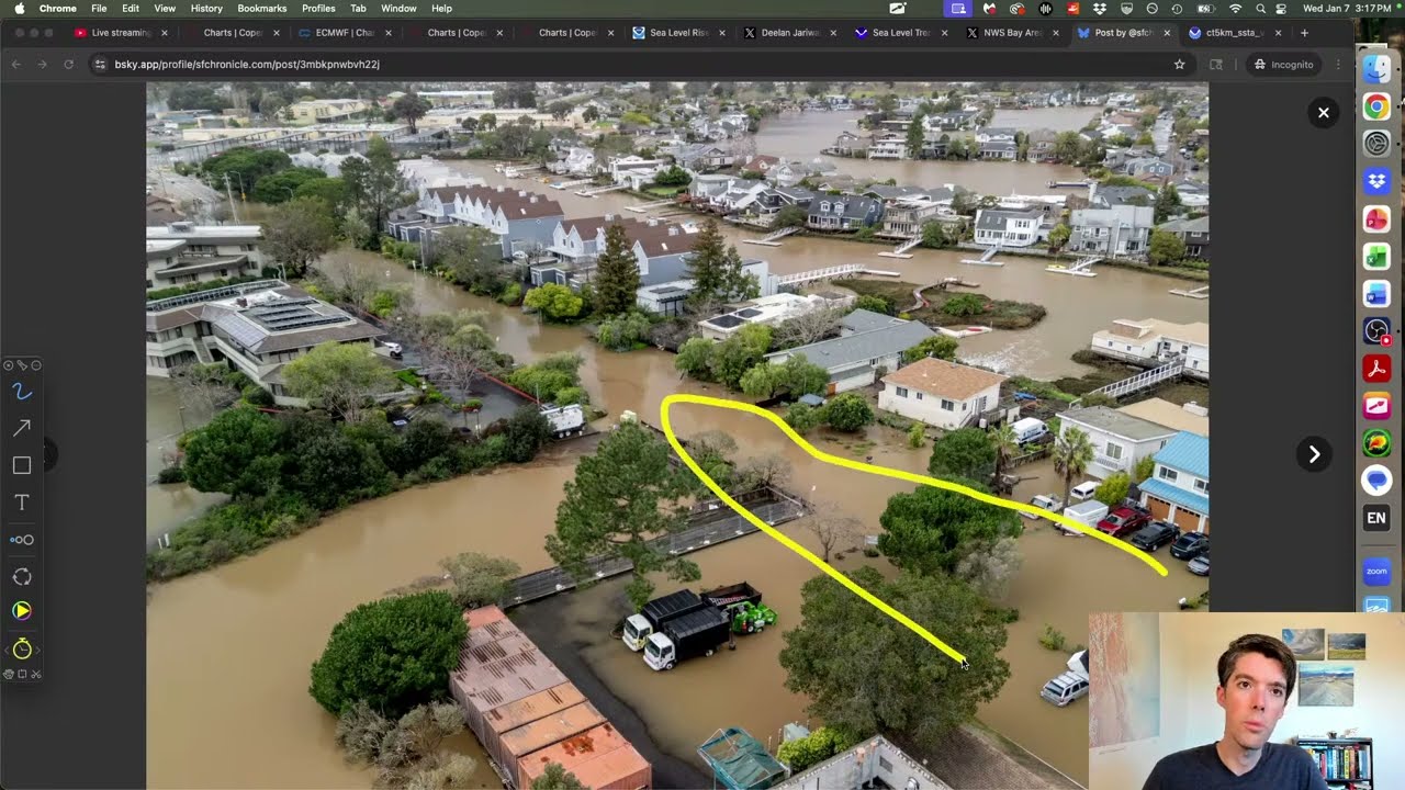 Record-breaking King Tides in California and the context of sea level rise. Plus: El Niño cometh?