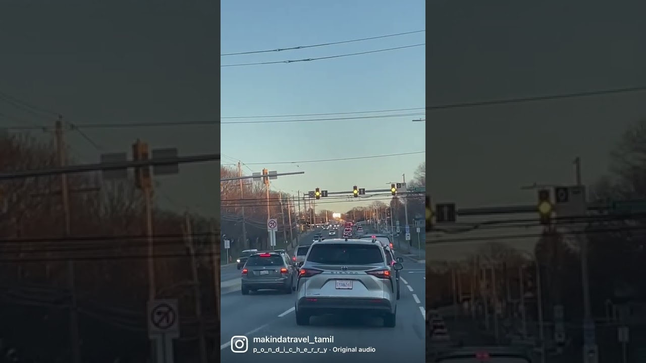 Weekend Traffic Rush in Halifax Canada.