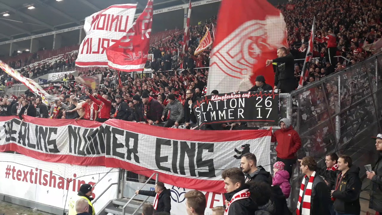 U.N.V.E.U (Mainz 05  2-3  1.FC Union  09.11.20190 Respekt f&uuml;r die Fans von Berlin Union U.N.V.E.U