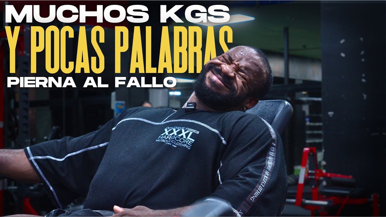 ENTRENANDO LAS PIERNAS AL FALLO EN THE BLACK PANTHER GYM