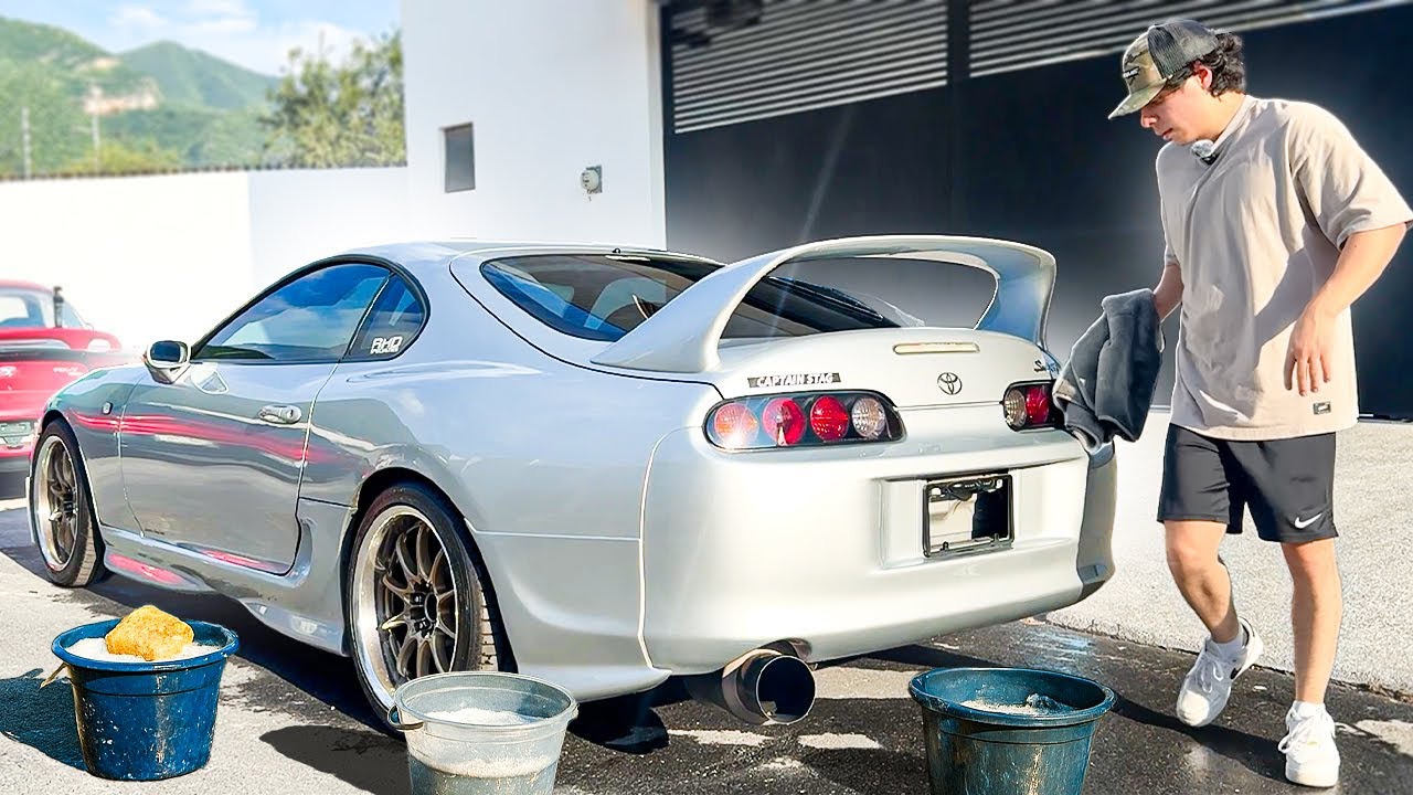 LAVANDO MI SUPRA MK4 DE MANERA CORRECTA Y ESTE FUE EL RESULTADO!! - Yair17